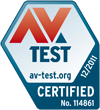 Avira Internet Security 2012 - AV Test.org certified
