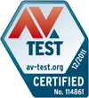 Avira Internet Security 2012 - AV Test.org certified