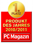PC Magazin: 'product of the year 2010/2011' in the category 'security-software provider'