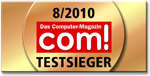 COM! Testsieger August 2010