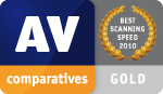 AV-Comparatives: best scanning speed 2010 - Gold