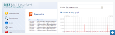 Screenshot Gallery for ESET Mail Security for Microsoft Exchange Server