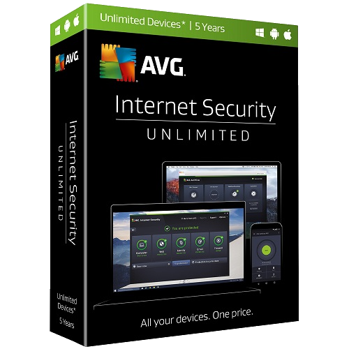 AVG Internet Security - 5-Year / Unlimited Devices AVG Internet Security - 5-Year / Unlimited Devices