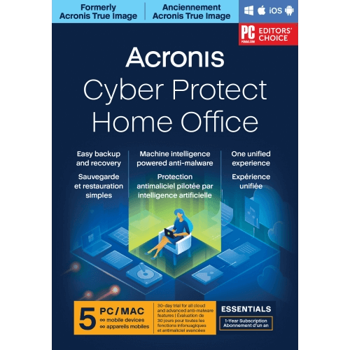 Acronis Cyber Protect Home Office Essentials - 1-Year / 5-Device
