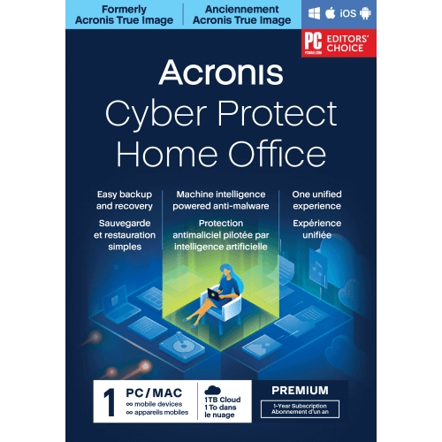 Acronis Cyber Protect Home Office Premium - 1-Year / 1-Device Acronis Cyber Protect Home Office Premium - 1-Year / 1-Device