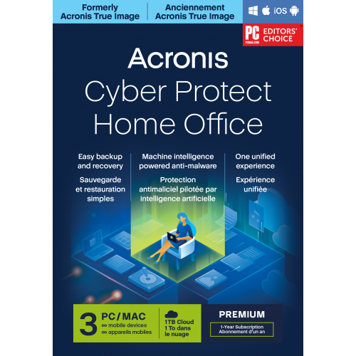 Acronis Cyber Protect Home Office Premium - 1-Year / 3-Device Acronis Cyber Protect Home Office Premium - 1-Year / 3-Device