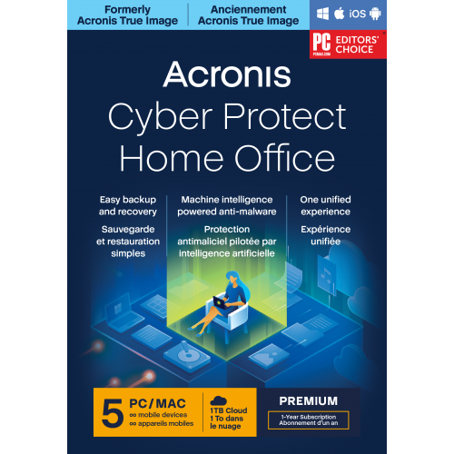 Acronis Cyber Protect Home Office Premium - 1-Year / 5-Device