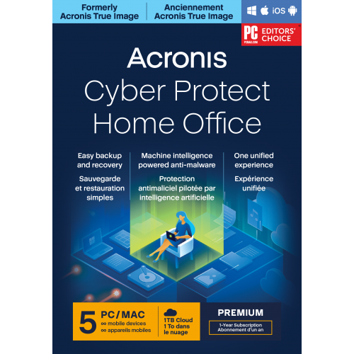 Acronis Cyber Protect Home Office Premium - 1-Year / 5-Device Acronis Cyber Protect Home Office Premium - 1-Year / 5-Device