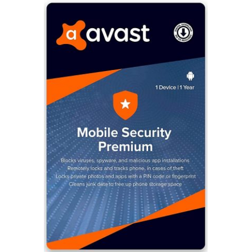 Avast Mobile Security Premium for Android - 1-Year / 1-Device