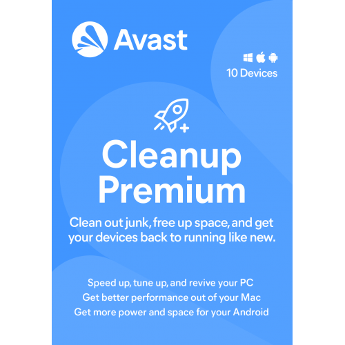 Avast Cleanup Premium - 3-Year / 10-Devices