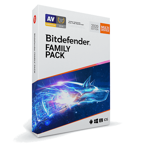 Bitdefender Family Pack - 1-Year / 15-Device - International Bitdefender Family Pack - 1-Year / 15-Device - International