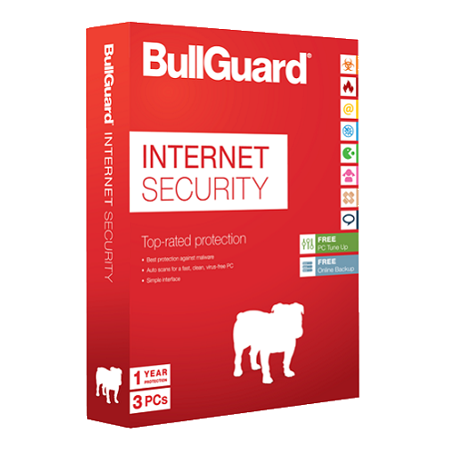 BullGuard Internet Security - 1-Year / 3-PC