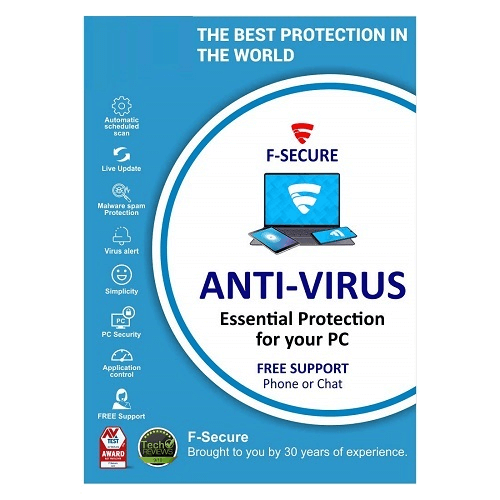 F-Secure Anti-Virus 3-Year / 1-PC - Global F-Secure Anti-Virus 3-Year / 1-PC - Global
