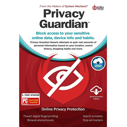 iolo Privacy Guardian - 1-Year / 10-PC