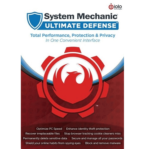 iolo System Mechanic Ultimate Defense - 1-Year / 10-PC