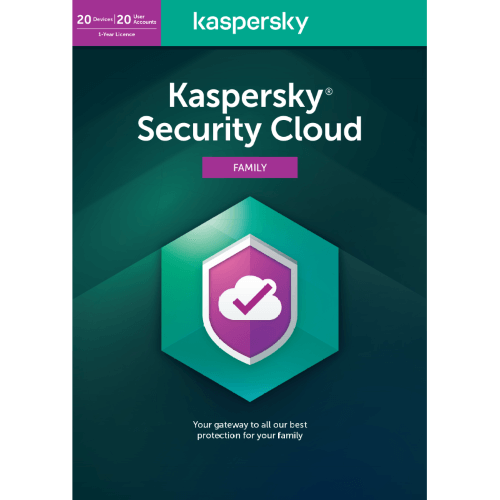 Kaspersky Security Cloud Family 2021 - 1-Year / 20-Device - Global Kaspersky Security Cloud Family 2021 - 1-Year / 20-Device - Global