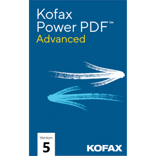 Kofax Power PDF Advanced 5.0 - Lifetime License / 1-PC