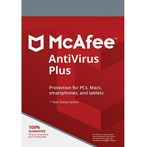 McAfee AntiVirus Plus - 1-Year / 10-Device