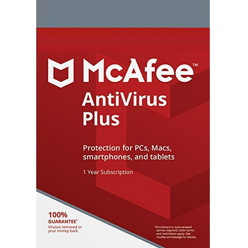 McAfee AntiVirus Plus - 1-Year / 1-Device (Legacy)