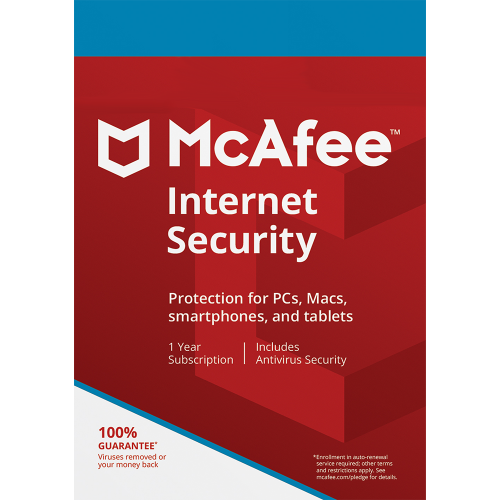 McAfee Internet Security - 1-Year / 1-Device