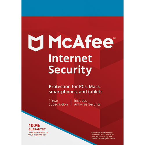 McAfee Internet Security - 1-Year / 3-Device