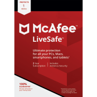 McAfee LiveSafe - 3-Year / 1-Device