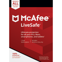 McAfee LiveSafe - 1-Year / Unlimited Devices