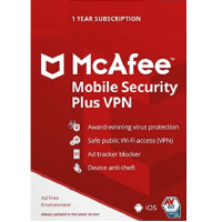 McAfee Mobile Security Plus VPN - 1-Year / 1-Device