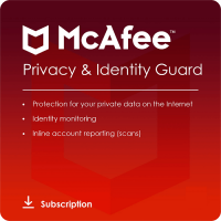 McAfee Privacy & Identity Guard - 1-Year / 1-Device - Europe/UK