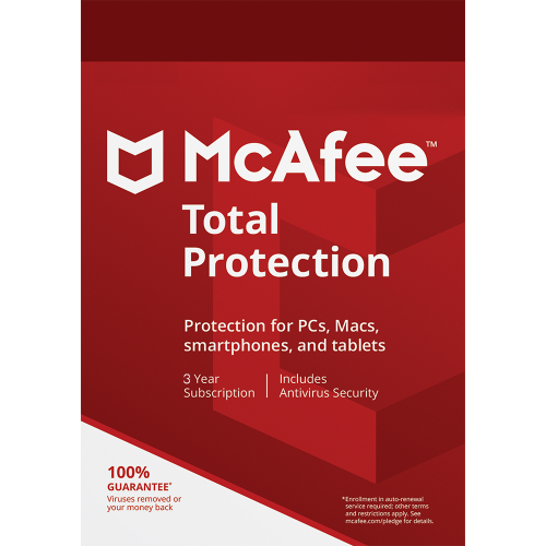 McAfee Total Protection - 3-Year / 1-Device