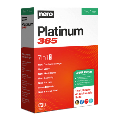 Nero Platinum 365 - 1-Year / 1-PC - Global