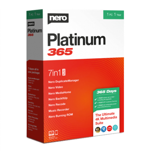 Nero Platinum 365 - 1-Year / 1-PC - Global Nero Platinum 365 - 1-Year / 1-PC - Global