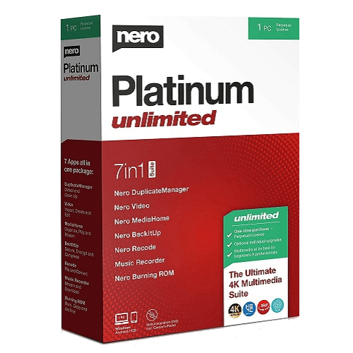 Nero Platinum Unlimited - Perpetual / 1-PC - Global Nero Platinum Unlimited - Perpetual / 1-PC - Global