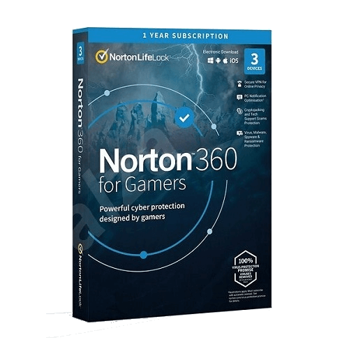 Norton 360 for Gamers - 1-Year / 3-Devices - Global