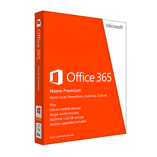 Microsoft Office 365 Home Premium - 1-year / 6-PC or MAC Microsoft Office 365 Home Premium - 1-year / 6-PC or MAC