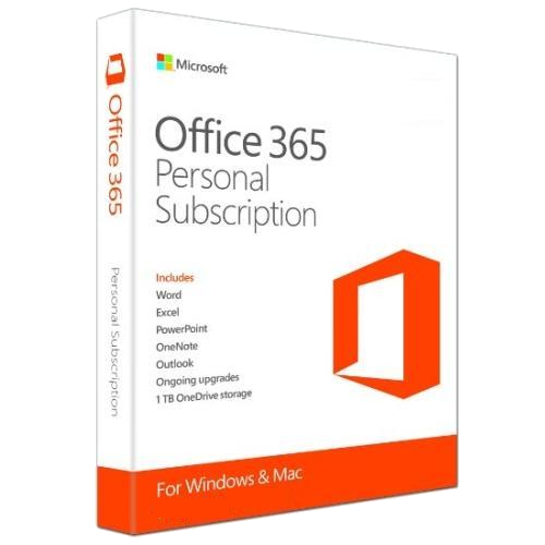 Microsoft Office 365 Personal - 1-Year / 1-PC or MAC plus 1-Tablet Microsoft Office 365 Personal - 1-Year / 1-PC or MAC plus 1-Tablet