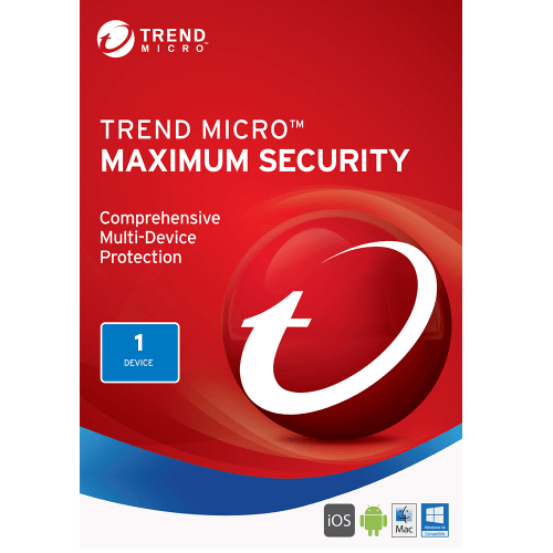Trend Micro Maximum Security (2023) - 3-Year / 1-Device