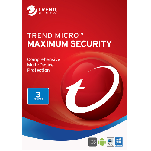 Trend Micro Maximum Security (2022) - 3-Year / 1-Device