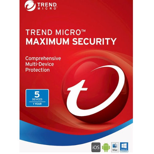 Trend Micro Maximum Security (2024) - 1-Year / 10-Device