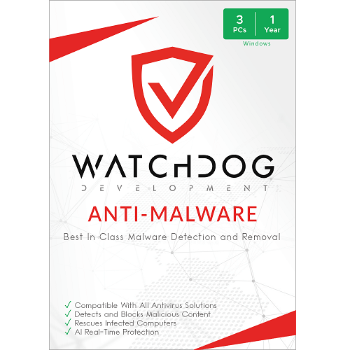 Watchdog Anti-Malware - 1-Year / 3-PC