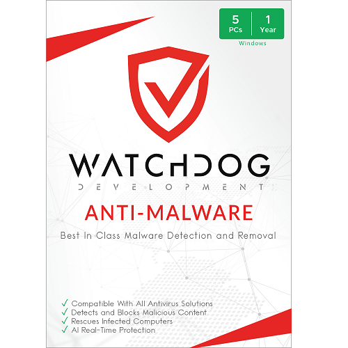 Watchdog Anti-Malware - 1-Year / 5-PC