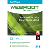 Webroot SecureAnywhere Antivirus - 1-Year / 1-Device