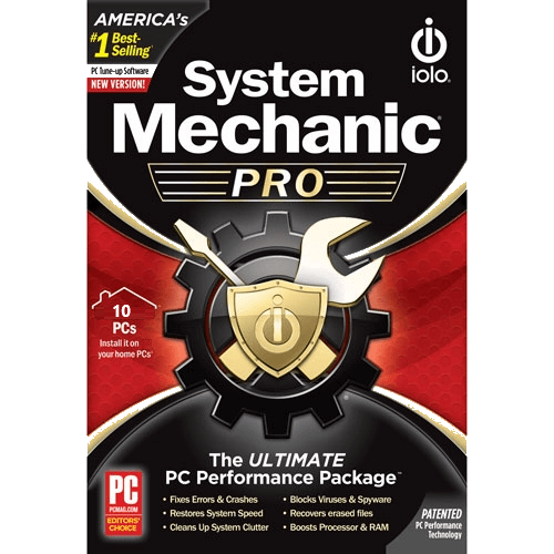 iolo System Mechanic Pro - 1-Year / 10-PC